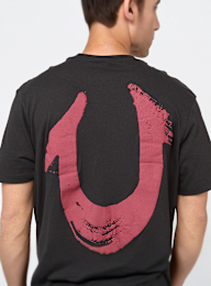 True Religion, Relaxed NU Brush Tee, black, Image 4 of 5