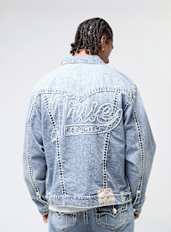 True Religion, Super T Oversized Denim Jacket, blue, Image 2 of 6