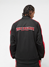 True Religion, Snap Off Track Jacket, black, Image 2 of 7