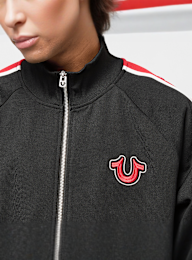 True Religion, Snap Off Track Jacket, black, Image 3 of 7