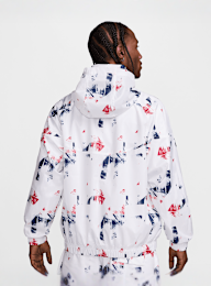 Nike, PSG Windrunner Football Anorak Jacket, wit, Afbeelding 2 van 8