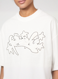FAVELA, Runstitch T-Shirt, white, Image 3 of 4