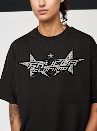 FAVELA, Future Rhinestone T-Shirt, zwart, Afbeelding 3 van 4