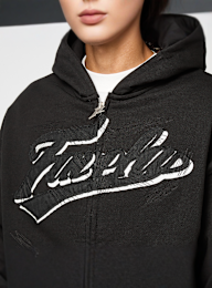 FAVELA, Off Set Frontzip Hoodie, czarny, Obraz 3 z 5