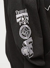 FAVELA, Off Set Frontzip Hoodie, zwart, Afbeelding 4 van 5