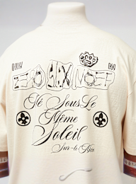 zəяo si:x nœf, Primary Logo Community Tee, beż, Obraz 4 z 5