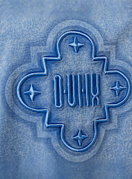 zəяo si:x nœf, Alternate Logo Ornament Oversized Raglan Tee, blue, Image 4 of 5
