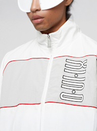 zəяo si:x nœf, Alternate Logo Oversized Color Block Track Jacket, white, Image 3 of 5