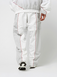 zəяo si:x nœf, Primary Logo Oversized Straight Leg Color Block Trackpants, white, Image 2 of 9
