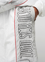 zəяo si:x nœf, Primary Logo Oversized Straight Leg Color Block Trackpants, white, Image 3 of 9