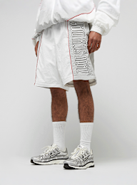 zəяo si:x nœf, Primary Logo Oversized Straight Leg Color Block Trackpants, white, Image 7 of 9