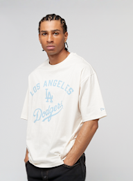 New Era, MLB Arch Graphic Oversized Tee Los Angeles Dodgers, beige, Image 1 of 5