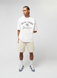 New Era, MLB Arch Graphic Oversized Tee New York Yankees, wit, Afbeelding 5 van 5