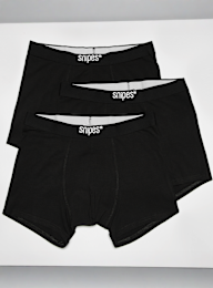 SNIPES, 3 PACK - Black Tape  Briefs Boxershorts, black, Image 1 of 2