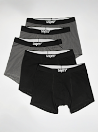 SNIPES, 5 PACK - Black Tape  Briefs Boxershorts, multi-colour, Image 1 of 2