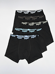 SNIPES, 5 PACK - Black Tape  Briefs Boxershorts, black, Image 1 of 2