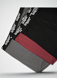 SNIPES, 3 PACK - Black Tape  Briefs Boxershorts, multi-colour, Image 2 of 2