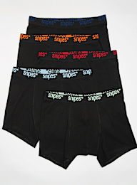 SNIPES, 5 PACK - Black Tape  Briefs Boxershorts, multi-colour, Image 1 of 2