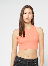 Karl Kani, Small Signature Essential Racer Rib Top, orange, Image 1 of 4