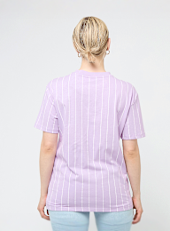 Karl Kani, Small Signature Essential Pinstripe Oversized Tee, purple, Image 2 of 4