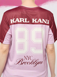 Karl Kani, Signature Mesh Jersey, lichtroze, Afbeelding 4 van 5