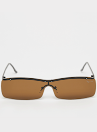 Karl Kani, Signature Thin Metal Frame Sunglasses, brązowy, Obraz 1 z 4