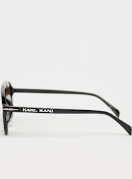 Karl Kani, Retro Aviator Sunglasses, black, Image 2 of 4