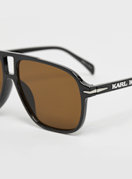 Karl Kani, Retro Aviator Sunglasses, black, Image 3 of 4