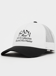 Karl Kani, Woven Signature Kani Music Trucker Cap, white, Image 1 of 4