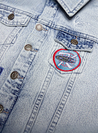 Karl Kani, Patches Denim Jacket Junior, blauw, Afbeelding 3 van 4