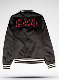 Karl Kani, Satin Bowlingjacket, black, Image 2 of 5
