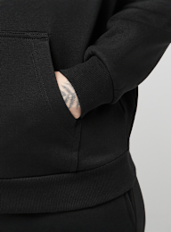 Urban Classics, Fluffy Zip Hoody, black, Image 3 of 4