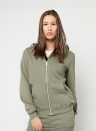 Urban Classics, Fluffy Zip Hoody, groen, Afbeelding 1 van 4