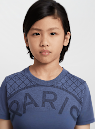 Nike, PSG Shortsleeve Print Tee, blue, Image 3 of 5