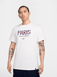 Nike, PSG Wordmark Tee, white, Image 1 of 5