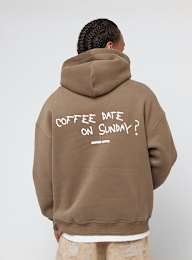 Another Cotton Lab, Coffee Date Oversized Hoodie, brown, Image 1 of 5