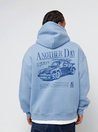 Another Cotton Lab, Another Day Oversized Hoodie, blue, Image 1 of 5