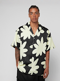 Another Cotton Lab, Flower Shirt, black, Image 1 of 4