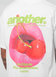 Another Cotton Lab, El Paraiso Oversized T-Shirt, white, Image 4 of 5