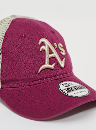 New Era, 9Twenty Trucker Washed Oakland Athletics, red, Image 4 of 4