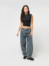 Urban Classics, Ladies Cropped Wrapped Top, black, Image 4 of 4