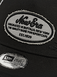 New Era, A-Frame Trucker Oval Distress Patch New Era, black, Image 4 of 4