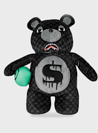 SPRAYGROUND, Dripping Sharks In Paris Moneybear Teddy Bear, grey, Image 1 of 7