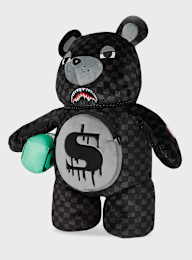 SPRAYGROUND, Dripping Sharks In Paris Moneybear Teddy Bear, grey, Image 2 of 7