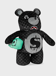 SPRAYGROUND, Dripping Sharks In Paris Moneybear Teddy Bear, grey, Image 4 of 7