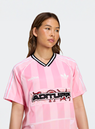 adidas Originals, Jersey Adituff z 3 Paskami, różowy, Obraz 3 z 5