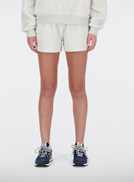 New Balance, Sport Essentials French Terry Shorts, szary, Obraz 1 z 4