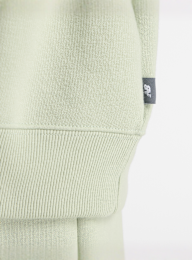 New Balance, Linear Heritage Fleece Long Hoodie, green, Image 5 of 5