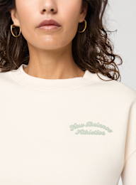 New Balance, Linear Heritage Fleece Crew rich oak, beige, Image 3 of 5