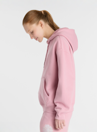 New Balance, Sport Essentials Fleece Hoodie, Pink, Image 2 of 5